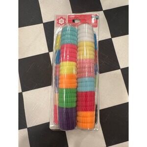 88 Colorful Ponytail Holders Elastic Hair Bands for Kids Girls New